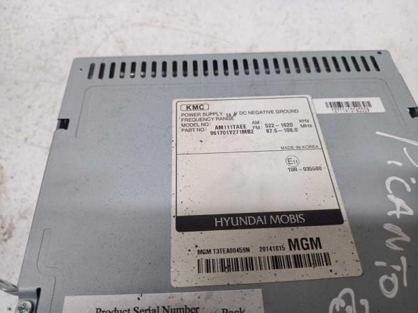 RADIO KIA PICANTO 05/2011-2017 - Vue 4